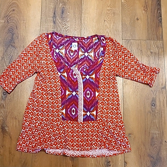 ANTHROPOLOGIE Akimi + Kin Boho Medium Top - Picture 1 of 9
